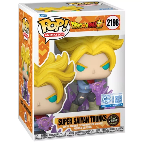 Funko Pop! Super Saiyan Trunks #2198 Chase Glows in the Dark Box
