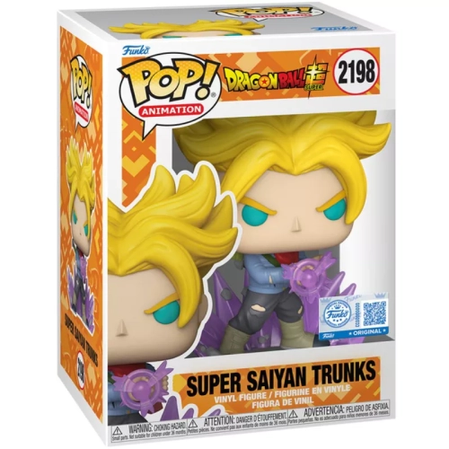 Funko Pop! Super Saiyan Trunks #2198 Dragon Ball Super Box
