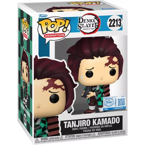 Funko Pop! Tanjiro Kamado #2213 with Crow Demon Slayer Kimetsu no Yaiba Box