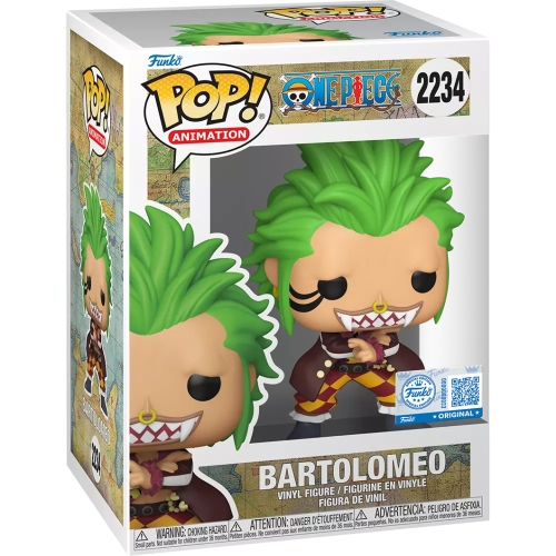 Funko Pop! Bartolomeo #2234 One Piece Animation Vinyl Figure Box