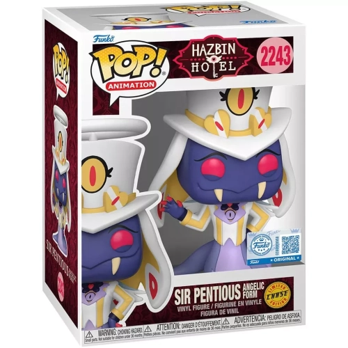 Funko Pop! Sir Pentious Angelic Form #2243 Chase Hazbin Hotel Box