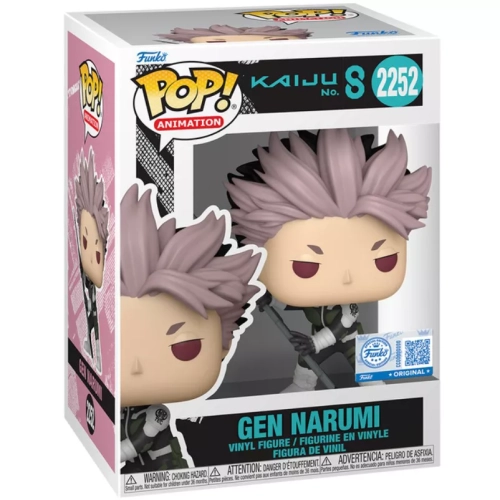 Funko Pop! Gen Narumi #2252 Kaiju No. 8 Animation Vinyl Figure Box