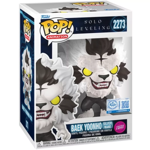 Funko Pop! Baek Yoonho (Silver Mane) #2273 Chase Flocked Box