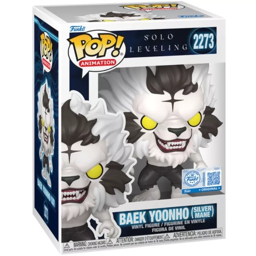 Funko Pop! Baek Yoonho (Silver Mane) #2273 Solo Leveling Box