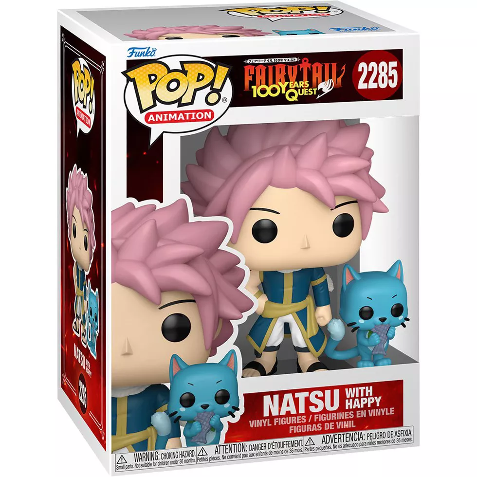 Natsu with Happy Box