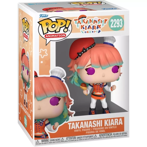 Funko Pop! Takanashi Kiara #2293 Animation Vinyl Figure Box