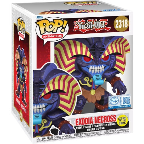 Funko Pop! Exodia Necross #2318 Glows in the Dark Yu-Gi-Oh! Box