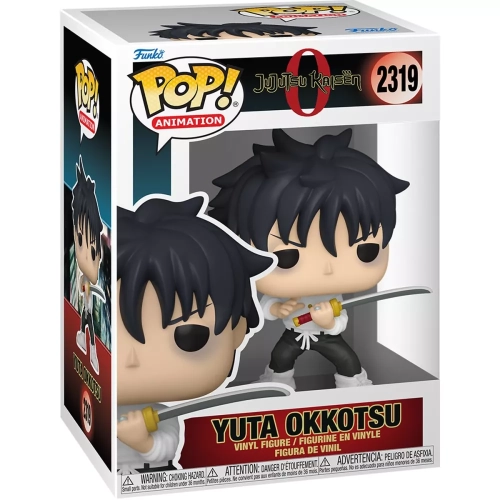 Funko Pop! Yuta Okkotsu #2319 with Sword Jujutsu Kaisen 0 Box