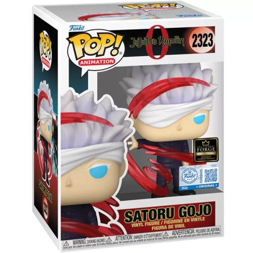 Funko Pop! Satoru Gojo #2323 Red Energy Jujutsu Kaisen 0 Box