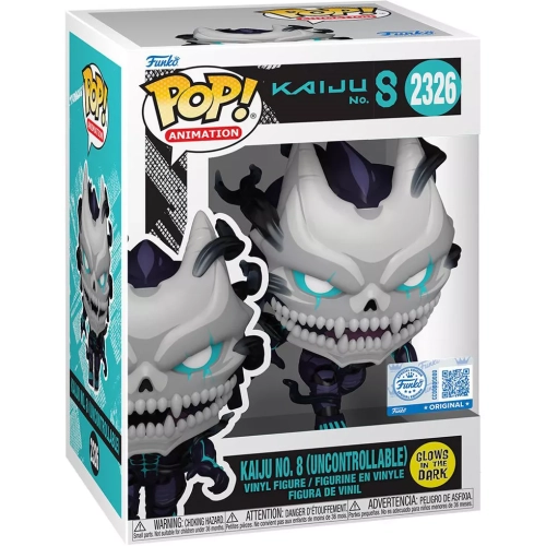 Funko Pop! Kaiju No. 8 (Uncontrollable) #2326 Glows in the Dark Box