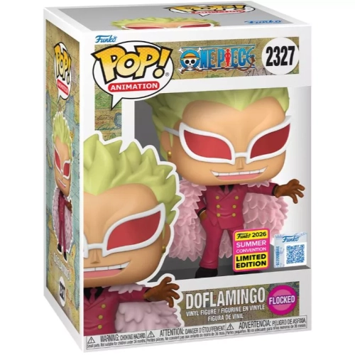 Funko Pop! Doflamingo #2327 Flocked One Piece Animation Box