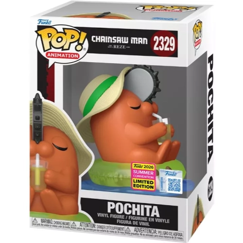 Funko Pop! Pochita #2329 Chainsaw Man The Movie Reze Arc Box