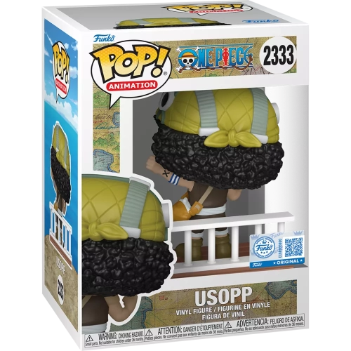 Funko Pop! Usopp #2333 Going Merry Build-A-Scene One Piece Box