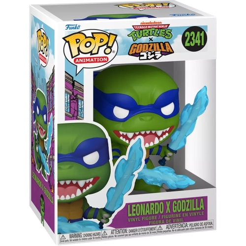 Funko Pop! Leonardo x Godzilla #2341 Nickelodeon Teenage Mutant Ninja Turtles x Godzilla Box