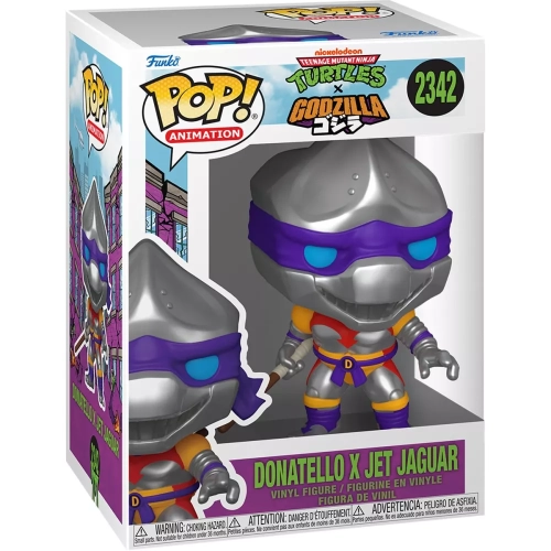 Funko Pop! Donatello x Jet Jaguar #2342 Nickelodeon Teenage Mutant Ninja Turtles x Godzilla Box