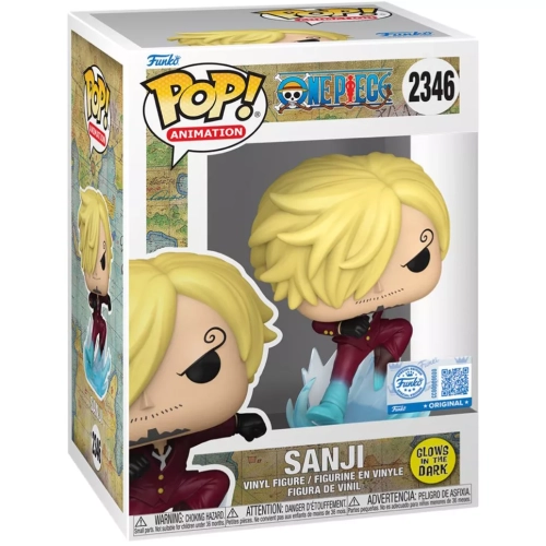Funko Pop! Sanji #2346 Ifrit Jambe Glows in the Dark Box