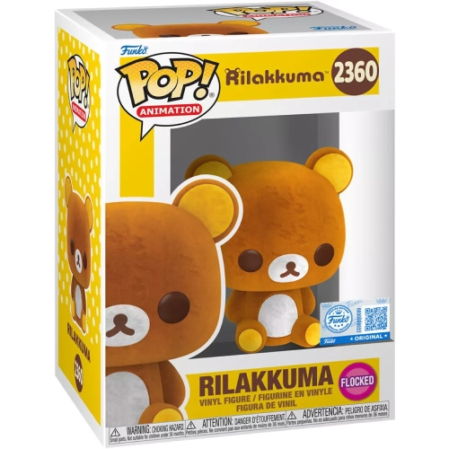 Funko Pop! Rilakkuma #2360 Flocked Animation Vinyl Figure Box