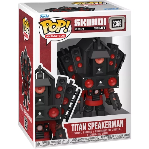 Funko Pop! Titan Speakerman #2366 Skibidi Toilet Animation Box