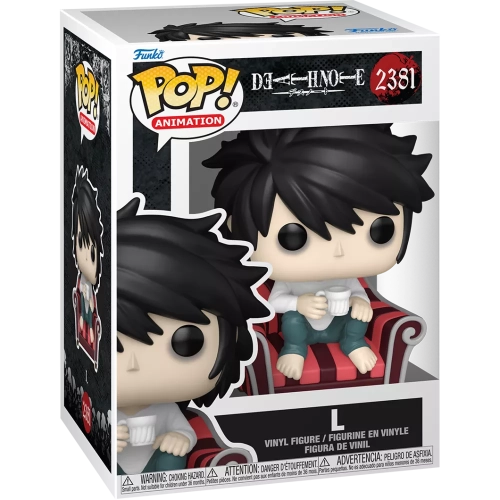 Funko Pop! L #2381 Death Note Animation Vinyl Figure Box