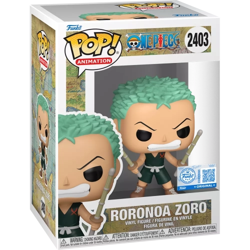 Funko Pop! Roronoa Zoro #2403 Kid One Piece Animation Box