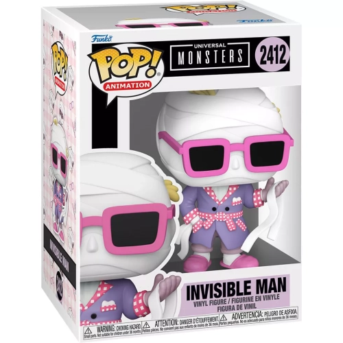 Funko Pop! Invisible Man #2412 Anime Universal Monsters Box