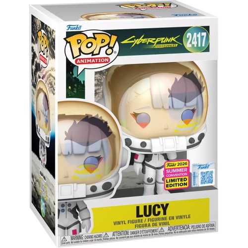 Funko Pop! Lucy #2417 in Spacesuit Cyberpunk Edgerunners Box