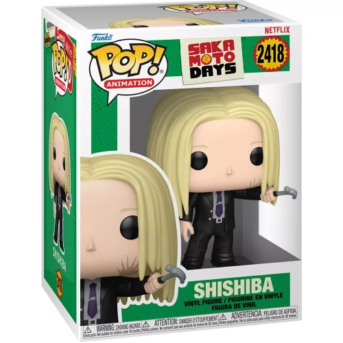 Funko Pop! Shishiba #2418 Sakamoto Days Animation Vinyl Figure Box