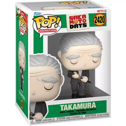 Funko Pop! Takamura #2420 Sakamoto Days Animation Vinyl Figure Box