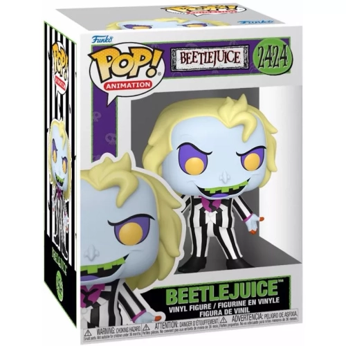 Funko Pop! Beetlejuice #2424 Animation Vinyl Figure Box