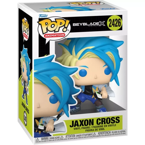 Funko Pop! Jaxon Cross #2426 Beyblade X Animation Vinyl Figure Box
