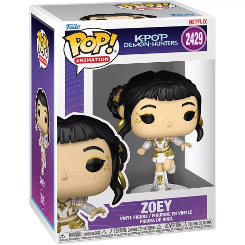 Funko Pop! Zoey #2429 What It Sounds Like KPop Demon Hunters Box