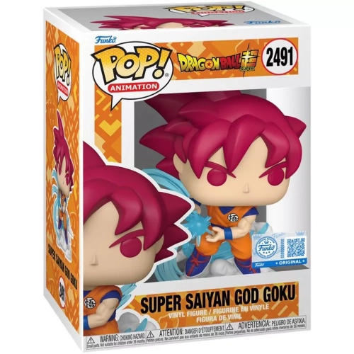 Funko Pop! Super Saiyan God Goku #2491 Dragon Ball Super Box