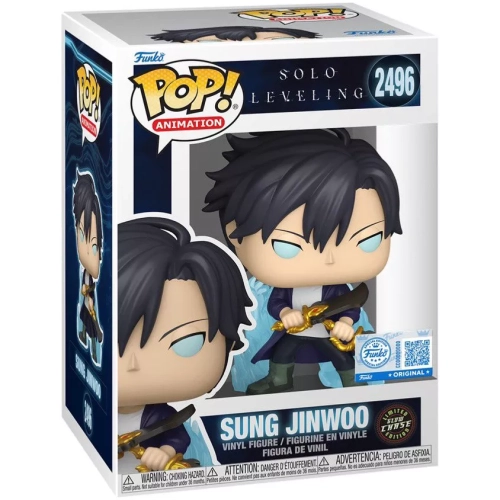 Funko Pop! Sung Jinwoo #2496 Chase Glows in the Dark Box