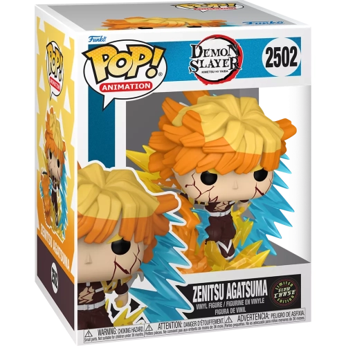 Funko Pop! Zenitsu Agatsuma #2502 Chase Glows in the Dark Box