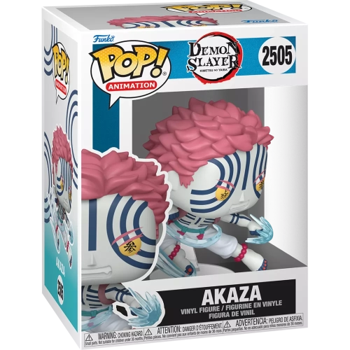 Funko Pop! Akaza #2505 Fist Fight Demon Slayer Kimetsu no Yaiba Box
