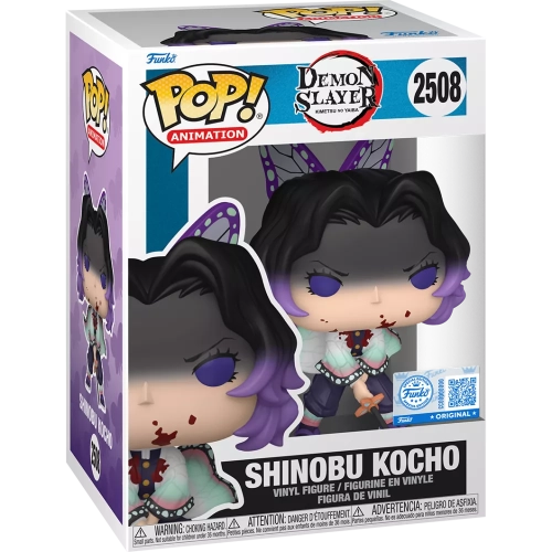 Funko Pop! Shinobu Kocho #2508 Bloody Demon Slayer Kimetsu no Yaiba Box