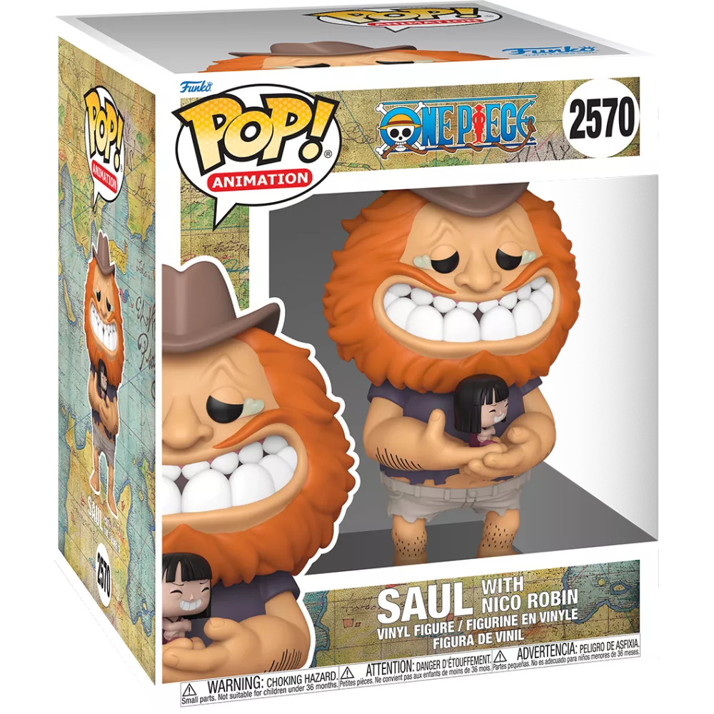 Saul with Nico Robin Box