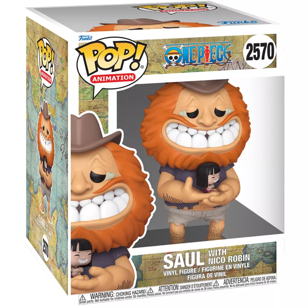 Saul with Nico Robin Box