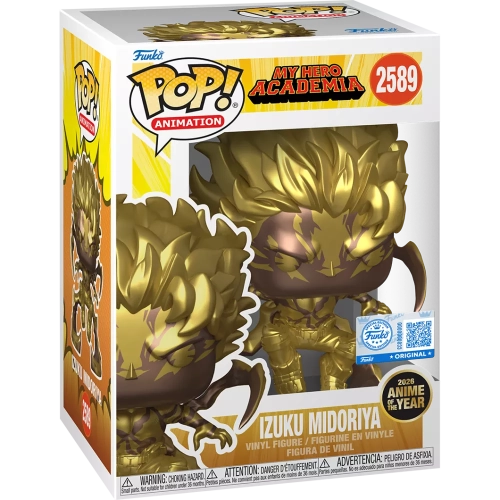 Funko Pop! Izuku Midoriya #2589 Gold My Hero Academia Box