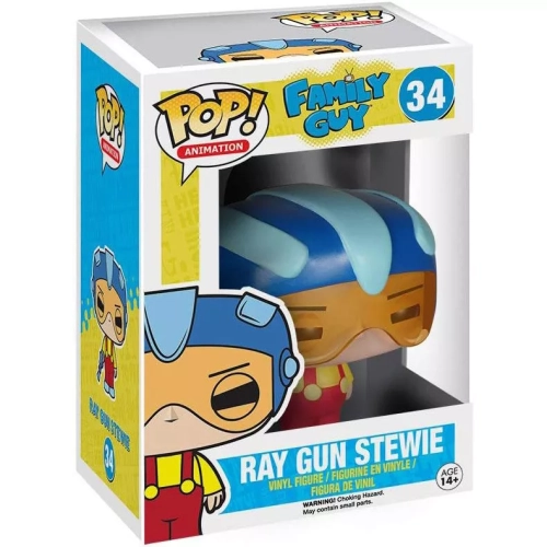 Funko Pop! Ray Gun Stewie #34 Family Guy Animation Box