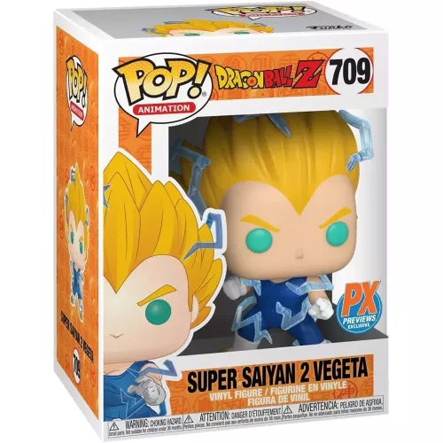 Funko Pop! Super Saiyan 2 Vegeta #709 Dragon Ball Z Box