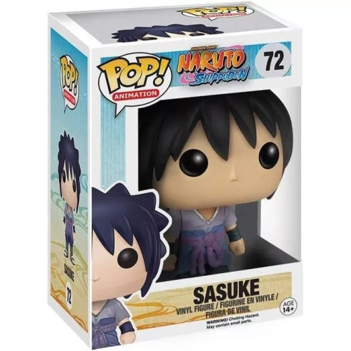 Funko Pop! Sasuke #72 Shonen Jump Naruto Shippuden Box
