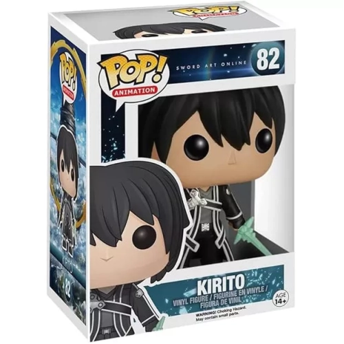 Funko Pop! Kirito #82 Sword Art Online Animation Vinyl Figure Box