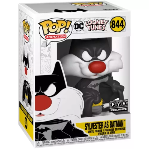 Funko Pop! Sylvester as Batman #844 DC Looney Tunes Box