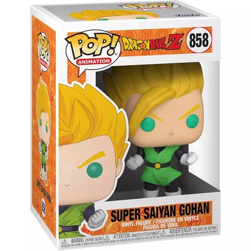 Funko Pop! Super Saiyan Gohan #858 Green Suit Dragon Ball Z Box