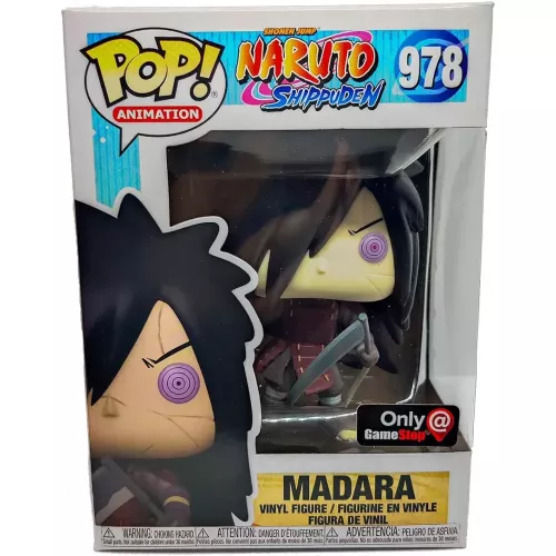 Funko Pop! Madara #978 Naruto Shippuden Animation Vinyl Figure Box