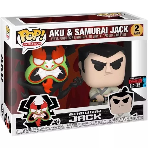 Funko Pop! Samurai Jack 2 Pack Animation Vinyl Figure Box