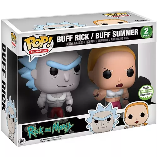 Funko Pop! Buff Summer 2 Pack Rick and Morty Animation Box