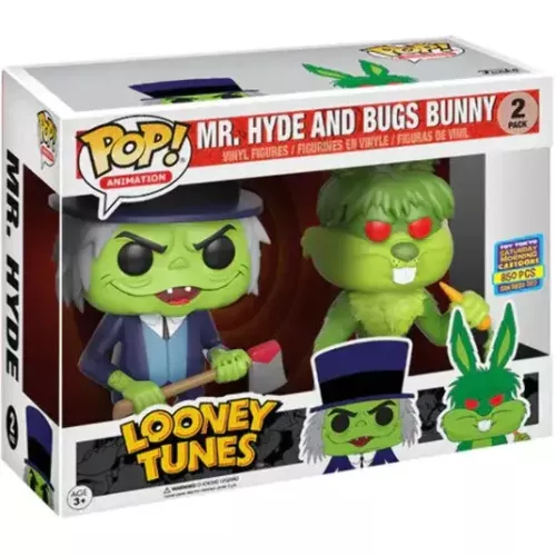 Funko Pop! Bugs Bunny 2 Pack Looney Tunes Animation Box