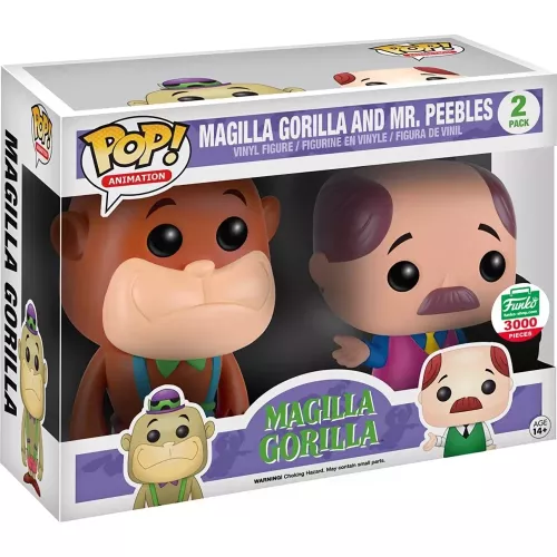 Funko Pop! Mr. Peebles 2 Pack Neon Magilla Gorilla Box